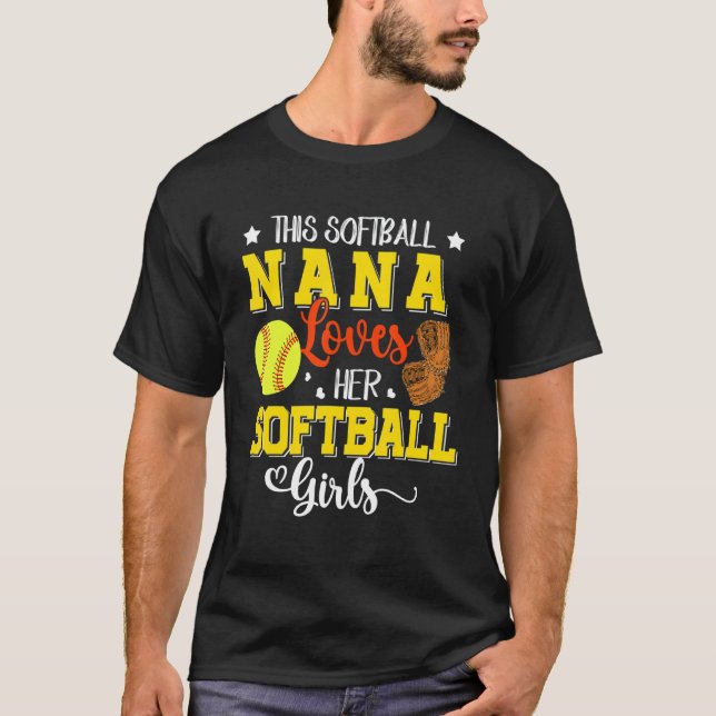 Den här programbollen Nana Kärlek, hennes mjukvaru T Shirt (Framsida)