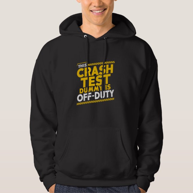 Den här provdockan för kraschtest är offline. hoodie (Framsida)