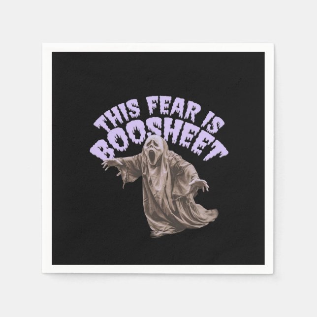 Den här rädslan är ett bokmärke - en snygg Hallowe Pappersservett (Framsidan)