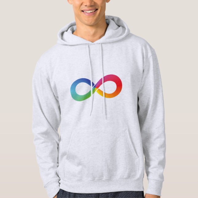Den här regnbågsskjortan symboliserar spelar ingen hoodie (Framsida)