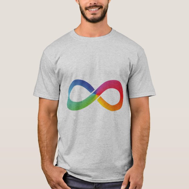 Den här regnbågsskjortan symboliserar spelar ingen t shirt (Framsida)