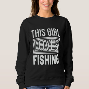 Den här Roligten för  av Kärlek-fiske för flickor T Shirt