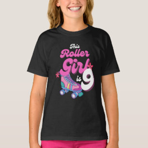 Den här rollflickan är 9 roller skribent. t shirt