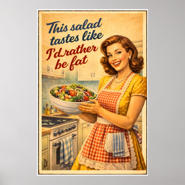 Den här salladen smakar som att jag hellre vore fe poster (Framsidan)