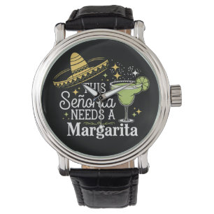 Den här señoritan behöver en Margarita Cinco De Ma Armbandsur