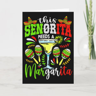 Den här señoritan behöver en Margarita Fiesta Mexi Kort