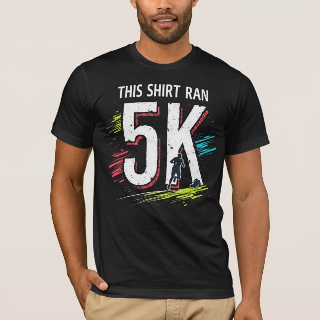 Den här Shirt Ran 5 000 (5 000 varv) T (Framsida)