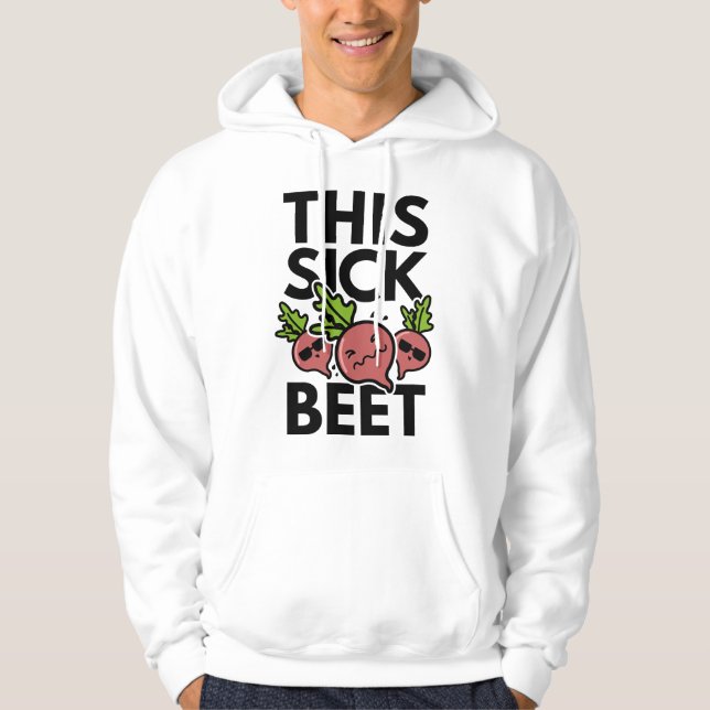 Den här sjukan Beet Hoodie (Framsida)