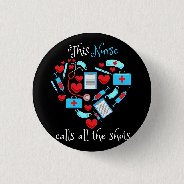 Den här sjuksköterskan anropar alla stölder knapp (Framsida)