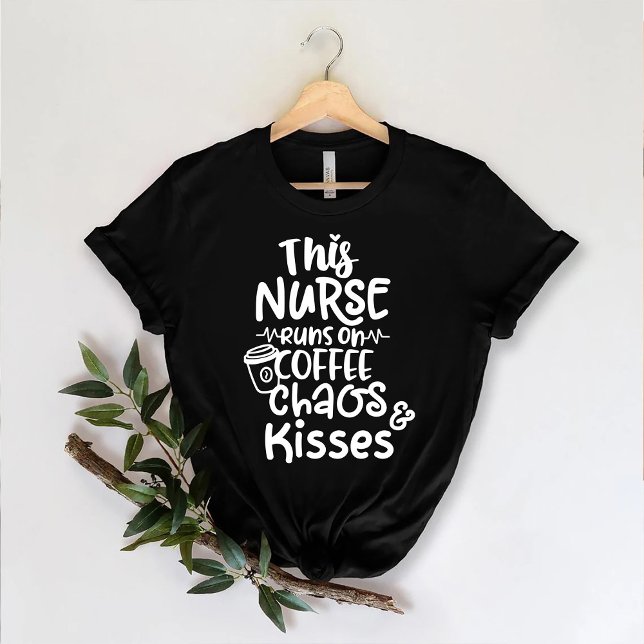 Den här sjuksköterskan springa på kaffekaos och ky t shirt (Skapare uppladdad)