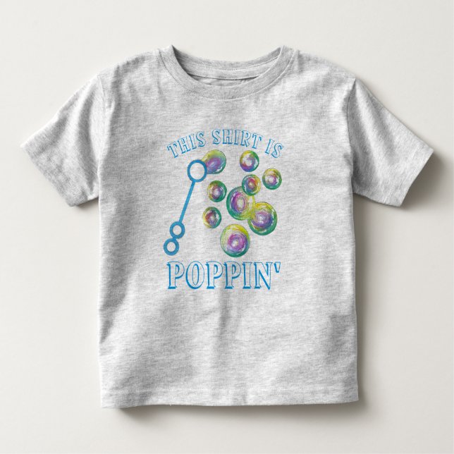 Den här skalen är poppin-bubblor i Trollspöet. T Shirt (Framsida)