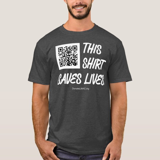Den här skjortan räddar liv! t shirt (Framsida)