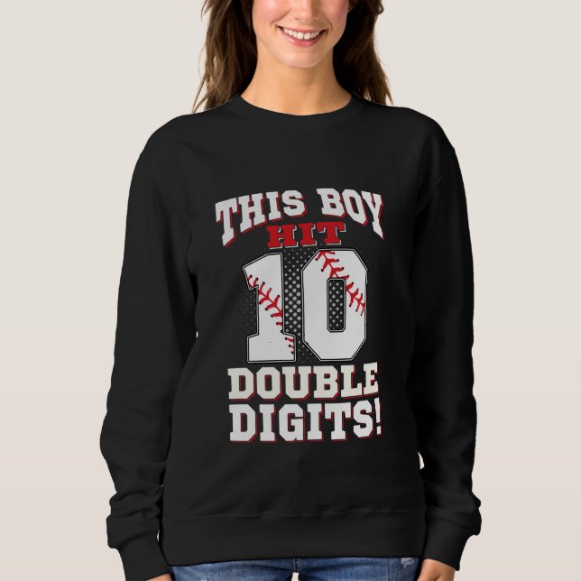 Den här Slå Dubblan ger 10:e födelsedagsbasen T Shirt (Framsida)