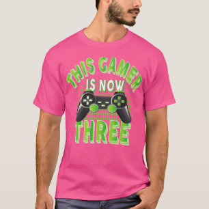 Den här spelaren är nu tre år gammalt videospel L T Shirt