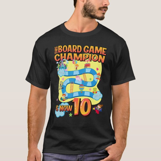 Den här spelmästaren är nu tio Födelsedagsfester T Shirt (Framsida)