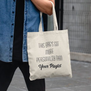 Den här taggens Har mer personlighet - en praktisk Tygkasse