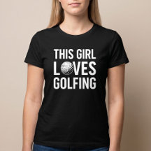 Den här tjejen älskar golf