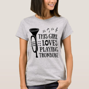 Den här tjejen Älskare spelar trombone - Gift Shir T Shirt