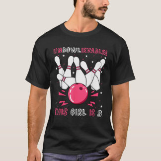 Den här tjejen är 8 födelsedagskalv. t shirt