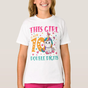 Den här tjejen är nu tio Dubblor 10:e T Shirt