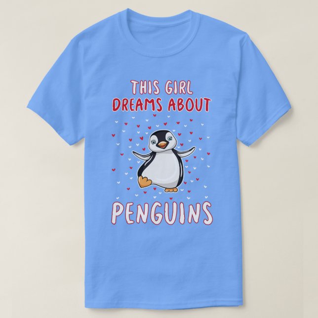 Den här tjejen drömmer om Penguins T Shirt (Design framsida)
