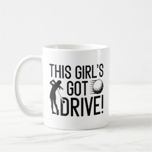 Den här tjejen Har Drive Kaffemugg