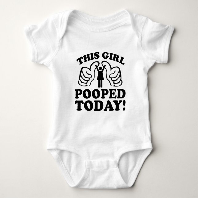Den här tjejen har dykt upp idag! t shirt (Framsida)