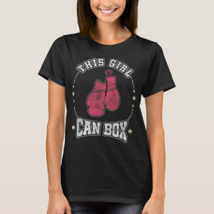 Den här tjejen kan boxa Coola Women Boxer Boxing 6 T Shirt