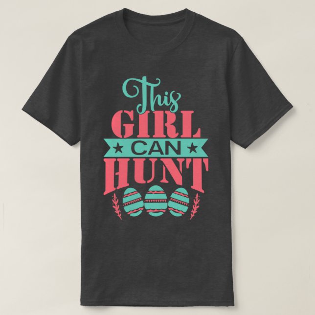 Den här tjejen kan stöta 12 t shirt (Design framsida)