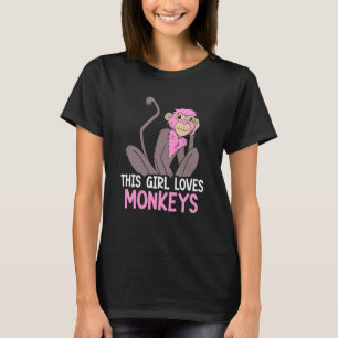 Den här tjejen Kärlek-apan som säger apa T Shirt