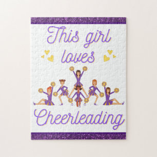 Den här tjejen Kärlek Cheerlead Pussel