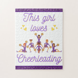 Den här tjejen Kärlek Cheerlead Pussel