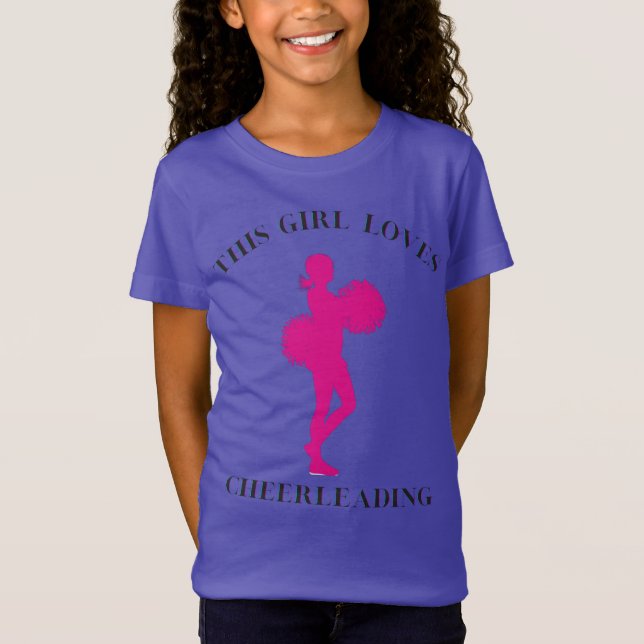 Den här tjejen Kärlek Cheerlead T-Shirt (Framsida)