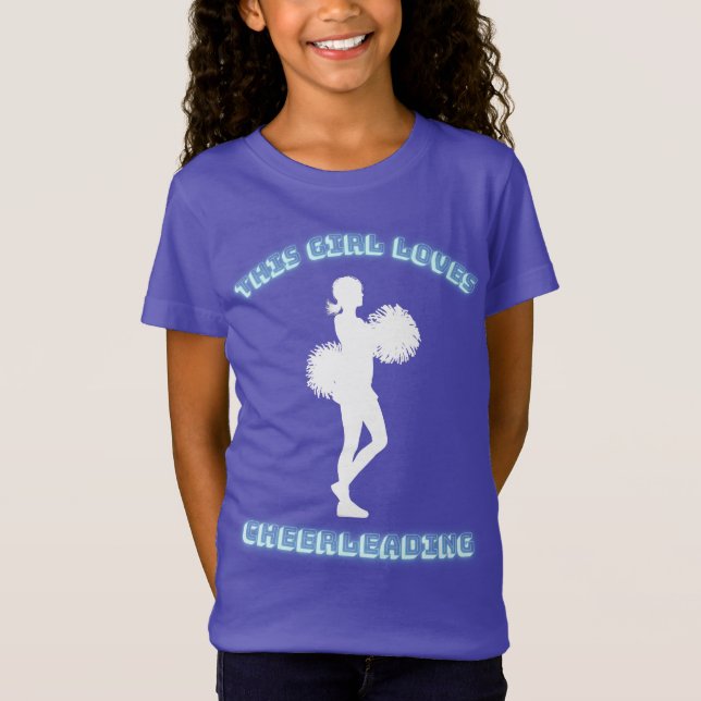 Den här tjejen Kärlek Cheerlead T-Shirt (Framsida)