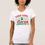 den här tjejen kärlek christmas tröja<br><div class="desc">i kärlek christmas t shirt</div>