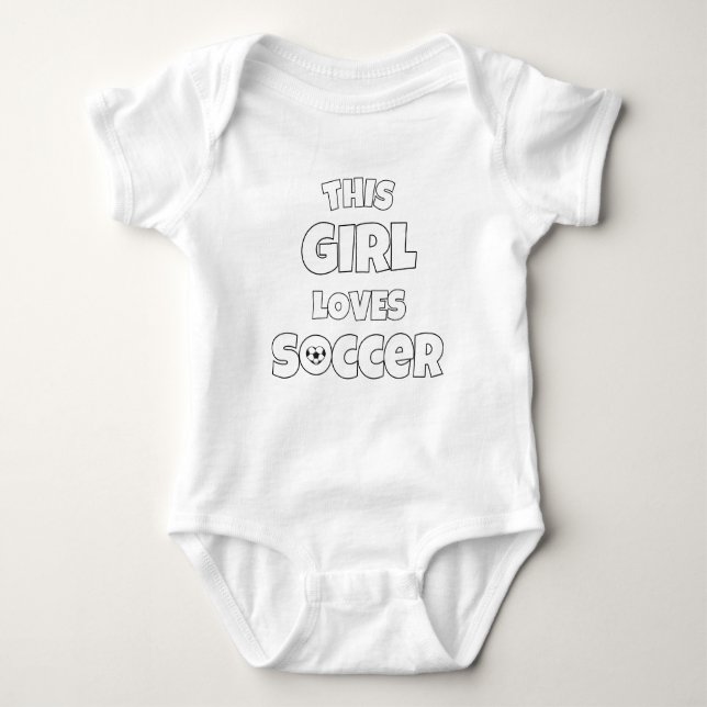 Den här tjejen kärlek fotboll t shirt (Framsida)