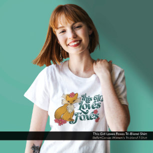 Den här tjejen Kärlek Foxes T Shirt