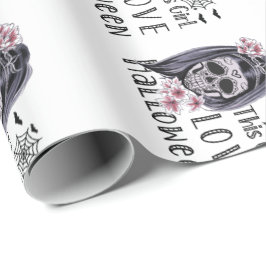 Den här tjejen Kärlek Halloween Presentpapper