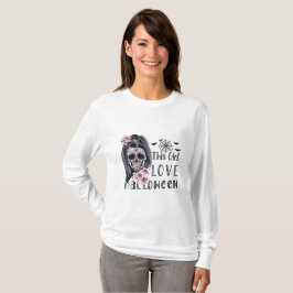 Den här tjejen Kärlek Halloween T Shirt