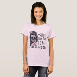 Den här tjejen Kärlek Halloween T Shirt