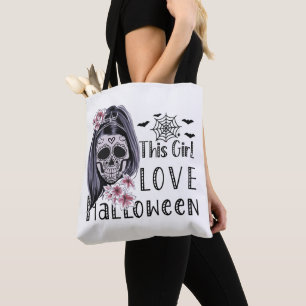 Den här tjejen Kärlek Halloween Tygkasse