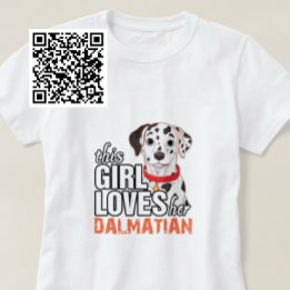 Den här tjejen Kärlek Hennes Dalmatien T Shirt