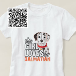 Den här tjejen Kärlek Hennes Dalmatien T Shirt