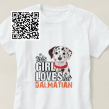 Den här tjejen Kärlek Hennes Dalmatien