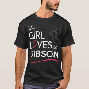 Den här tjejen Kärlek hennes GIBSON T Shirt