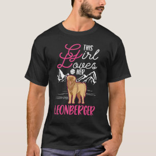 Den här tjejen kärlek hennes Leonberger Girl T Shirt