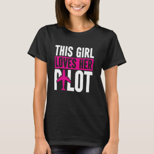 Den här tjejen Kärlek, hennes pilottjänst Airman G T Shirt