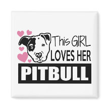Den här tjejen Kärlek Hennes Pitbull