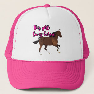 Den här tjejen Kärlek Horses Keps