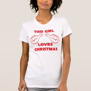 Den här tjejen Kärlek jul Bella Canvas Shirt Tröja